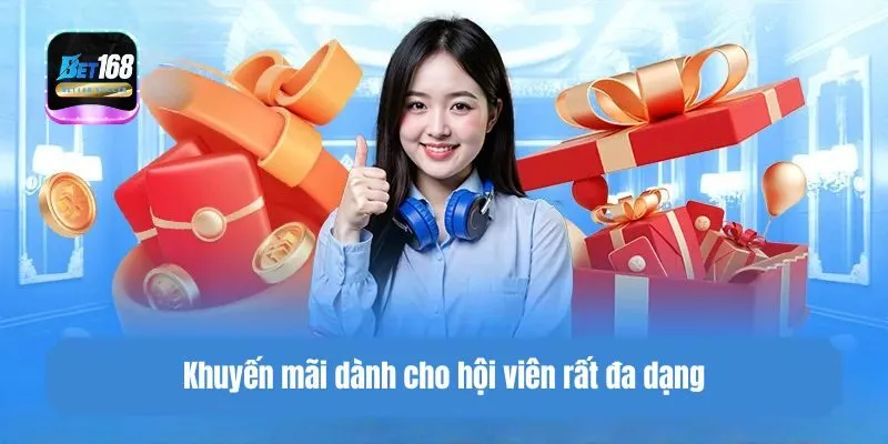 Khuyến mãi dành cho hội viên rất đa dạng